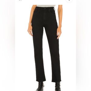 MOTHER high-waisted black jeans